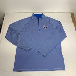 Levelwear Blue BuffaloSabres Quarter-Zip Pullover